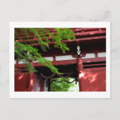 日本本童子寺仁王門 ポストカード (正面)