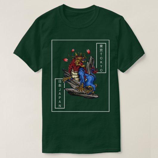 日本東京ドラゴン Tシャツ (デザイン正面)