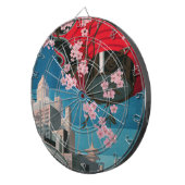 日本東京ヴィンテージ日本の旅行ポスター ダーツボード (正面右)