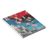 日本東京ヴィンテージ日本の旅行ポスター ノートパッド (アングル)