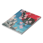 日本東京ヴィンテージ日本の旅行ポスター ノートパッド (回転)