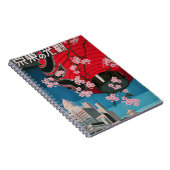 日本東京ヴィンテージ日本の旅行ポスター ノートブック (右側)