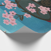 日本東京ヴィンテージ日本の旅行ポスター ラッピングペーパー (角)