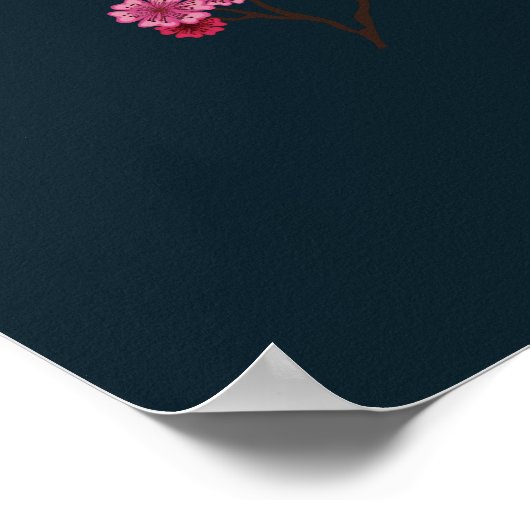 日本東京2020桜&タワー ポスター (角)