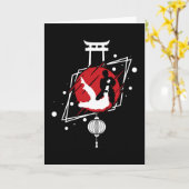 日本柔道 カード (黄色い花)