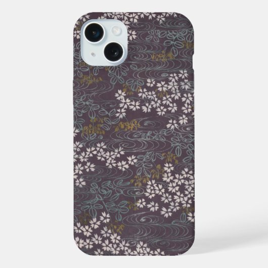 日本桜のスマホケース | 桜川デザイン iPhoneケース (裏面)