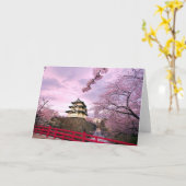 日本桜 カード (黄色い花)