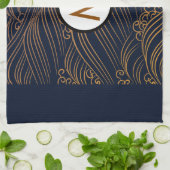 日本様式のアクセントのパーソナライズなふきん キッチンタオル (折り畳み)