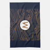 日本様式のアクセントのパーソナライズなふきん キッチンタオル (縦)