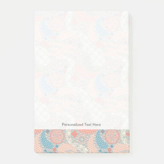 日本様式パターン。 実例 ポストイット (正面)