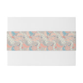 日本様式パターン。 実例 招待状ベリーバンド (裏面例)