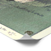 日本橋，日本橋，河瀬蓮井，ウッドカット ポスター (角)