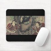 日本武士と戦う浪人武士道刀 マウスパッド (マウス)