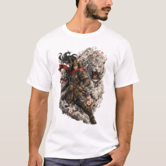 日本武士トラの刺青Tシャツ | Irezumi Wa Tシャツ
