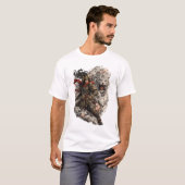 日本武士トラの刺青Tシャツ | Irezumi Wa Tシャツ (正面フル)