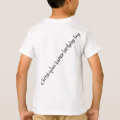 日本武術アーツシルエットウォリアー空手キッズ Tシャツ (裏面)