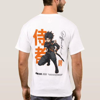日本武術ストリートウェアアクションデザイン メインター Tシャツ