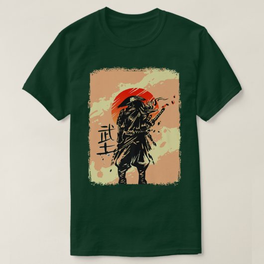日本武術日本の芸術侍(2) Tシャツ (デザイン正面)