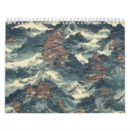 日本油彩風景 カレンダー