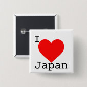 日本津波サポート 缶バッジ (正面&裏面)