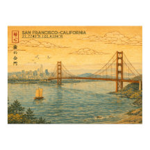 日本浮世絵のサンフランシスコ カリフォルニア スカイライン