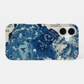 日本浮世絵 – 歌川国芳 – カスタムテキスト iPhone 16ケース (裏面横)