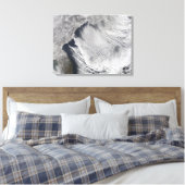 日本海に形成される雲通り キャンバスプリント (インサイチュ (寝室))
