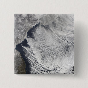 日本海に形成される雲通り 缶バッジ