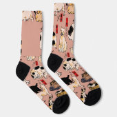 日本猫浮世絵おもしろい子猫 ソックス (右)