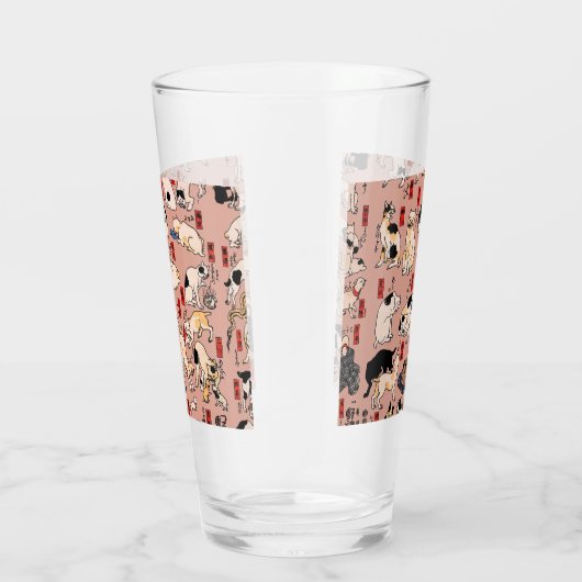 日本猫浮世絵おもしろい子猫 タンブラーグラス (右)