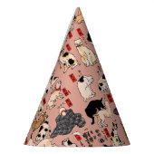 日本猫浮世絵おもしろい子猫 パーティーハット (左)