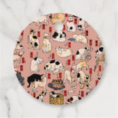 日本猫浮世絵おもしろい子猫 フェイバータグ (正面)