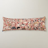 日本猫浮世絵おもしろい子猫 ボディピロー (正面)