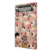 日本猫浮世絵おもしろい子猫 ミニクリップボード (アングル2)