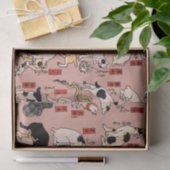 日本猫浮世絵おもしろい子猫 薄葉紙 (ギフト)