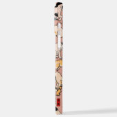 日本猫浮世絵おもしろい子猫 iPhoneケース (左側面)