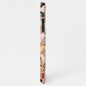 日本猫浮世絵おもしろい子猫 iPhoneケース (左側)