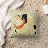 日本猫、国芳の日本のな猫、Kuniyoshi、Ukiyo-e クッション (ブランケット)