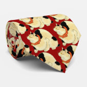 日本猫、国芳日本の猫、国芳、浮世絵 ネクタイ (ロール)