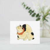 日本猫, 国芳 日本の猫, 歌川国芳, 浮世絵 ポストカード (スタンド正面)