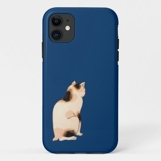 日本猫, 国芳 Japanese Cat, Kuniyoshi, Ukiyo-e Case-Mate iPhoneケース (裏面)
