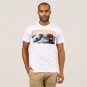 日本男性Tシャツのために祈って下さい Tシャツ (正面フル)