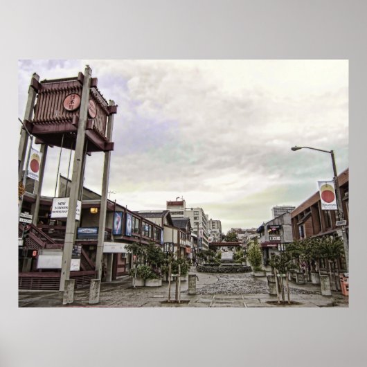 日本町 – 日本町 – サンフランシスコ ポスター (正面)