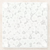 日本白花フローラ園 ガラスコースター (裏面)