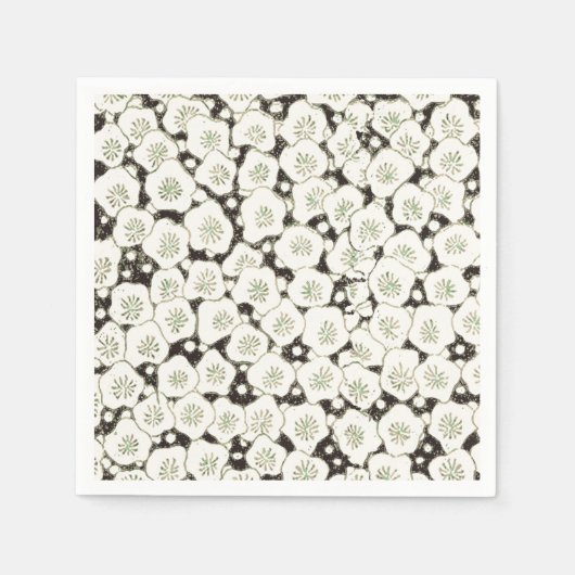 日本白花フローラ園 スタンダードカクテルナプキン (正面)