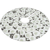 日本白花フローラ園 ブラッシュドポリエステルツリースカート (アングル)