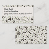 日本白花フローラ園 名刺 (正面/裏面)