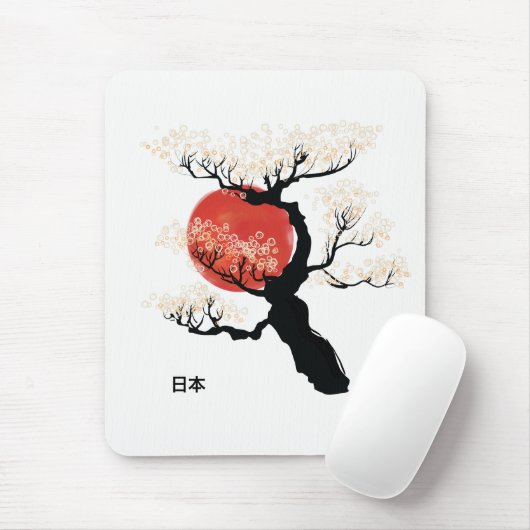 日本盆栽 マウスパッド (マウス)