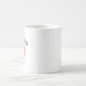 日本相撲東京 – サンホワイトの息子 コーヒーマグカップ (中央)