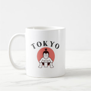 日本相撲東京 – サンホワイトの息子 コーヒーマグカップ
